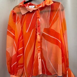 Runaway the Label Sheer Blouse